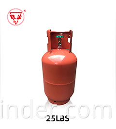 12.5 кг Гаити пропана газовый бак цилиндра с клапаном ISO ASME CE Standard